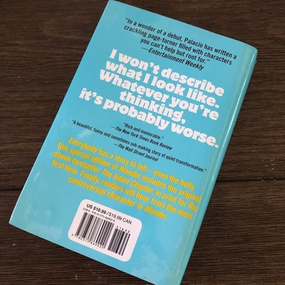 Wonder by: R.J. Palacio hardback book - Picture 3 of 4